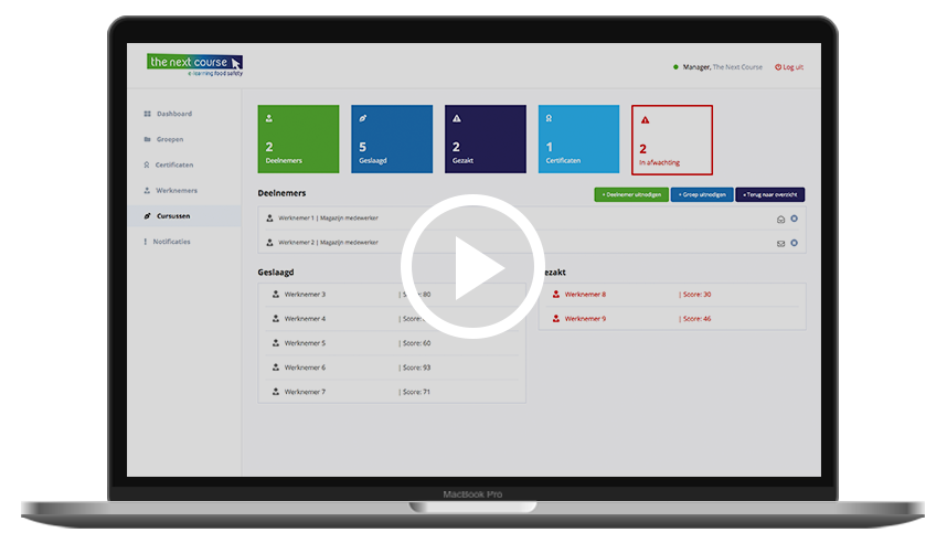 Bekijk de video van The Next Course Bekijk de video van The Next Course
